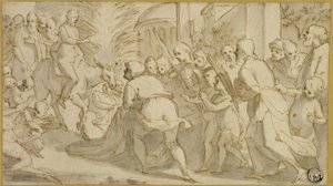 Christ entrant à Jérusalem - Andrea Boscoli