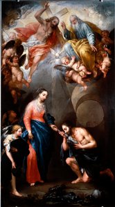 La Vierge apparaît à Saint Jérôme Emilien