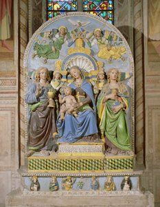 Madone et Enfant en Majesté, retable de la Chapelle Médicis