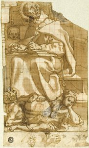 Saint Romuald ou Saint Augustin dans son Étude