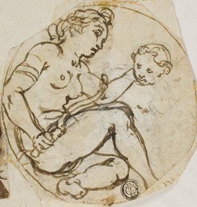 Vénus et Cupidon - Andrea Lilio