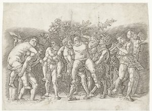 Bacchanale avec Silenus - Andrea Mantegna