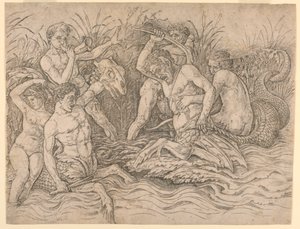 Bataille des dieux de la mer, moitié droite