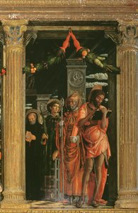 (détail) Retable de San Zeno - Andrea Mantegna