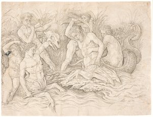 La bataille des dieux de la mer, moitié droite