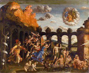 Minerva chassant les vices du jardin de la vertu - Andrea Mantegna
