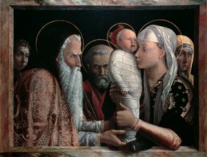 Présentation au Temple par Andrea Mantegna