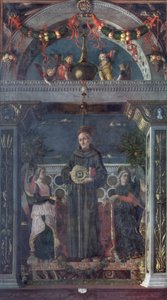 Saint Bernardin de Sienne avec des Anges