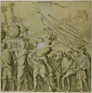Triomphes de Jules César : Toile n° IV - Andrea Mantegna
