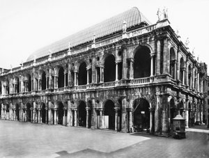 Façade de la Basilique Palladiana, construite 1549-1614