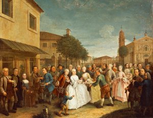 Une fête à la Villa Widmann, vers 1750