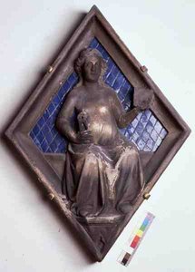 Géométrie, carreau en relief du Campanile
