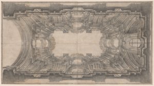 Architecture illusionniste pour la voûte de San Ignazio - Andrea Pozzo