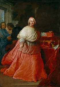 Portrait du cardinal Carlos de Borja y Centellas 1663-1733, après 1721 - Andrea Procaccini