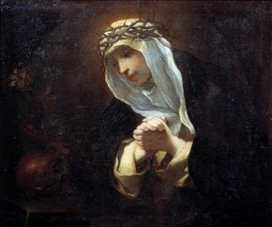 Représentation de sainte Catherine de Sienne (1347-1380)