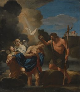 Le Baptême du Christ - Andrea Sacchi