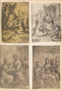 Madone avec des saints
