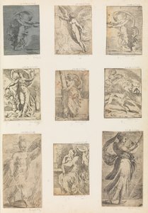 Mars et autres figures mythologiques, vers 1536-1538 - Andrea Schiavone