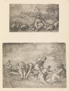 Moïse et le Buisson ardent, la Pêche miraculeuse, vers 1544-48