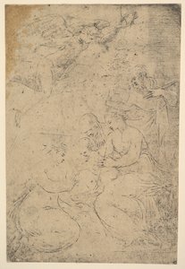 Le mariage mystique de Sainte Catherine, vers 1550