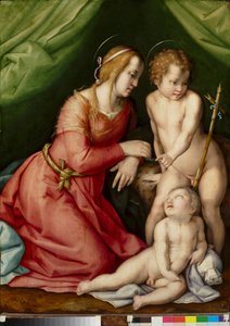 Madone et Enfant avec Saint Jean - Andrea del (workshop of) Sarto