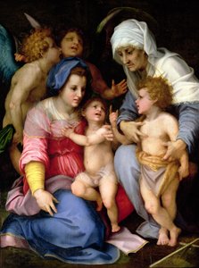 Sainte Famille avec anges, c.1515-16