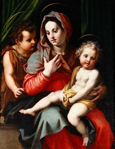 Madone et Enfant avec Saint Jean
