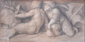 Scène avec des figures dans le style classique - Andrea del Sarto