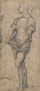 Jeune homme debout tenant un livre, vers 1515