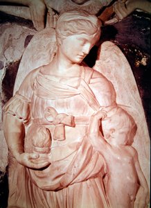 Charité, du monument funéraire du cardinal Forteguerri (marbre) (détail)