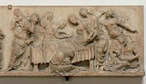 Relief montrant la mort de Francesca Tornabuoni - Andrea del Verrocchio