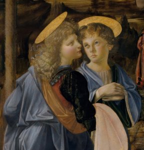 Verrocchio et Léonard, Ange du Baptême du Christ