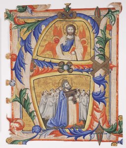 Le Christ apparaissant à David et à un groupe de moines camaldules, 1390-1410