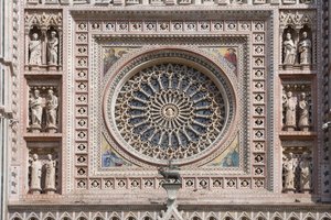 Rosace, Cathédrale Santa Maria Assunta, Orvieto, Ombrie, Italie