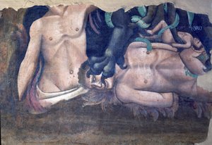 Le Triomphe de la mort (détail) de la torture des damnés
