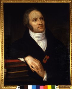 Portrait de Vincenzo Monti (1754 - 1828), poète italien. Peinture d