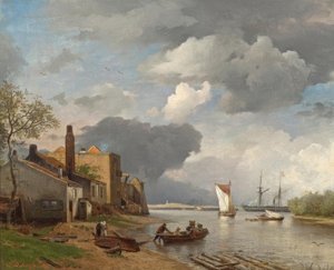 A.Achenbach, Temps clair