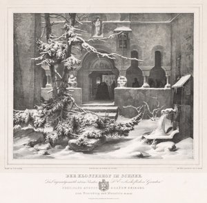 Cimetière sous la neige - Andreas Borum