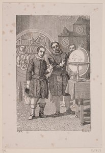 Christian IV en visite chez Tycho Brahe - Andreas Flinch