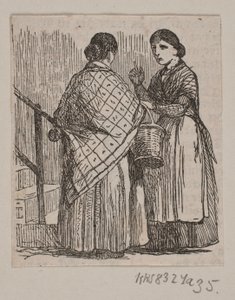 Deux servantes en conversation