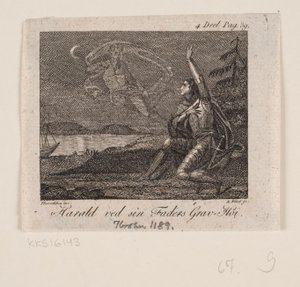 Harald à la tombe de son père - Andreas Flint