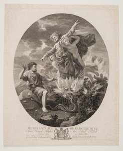 Moïse et le buisson ardent - Andreas Flint
