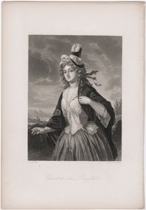 Charlotte von Lengefeld, années 1850 - Andreas Johann Fleischmann
