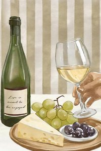 Dégustation de vin et de fromage
