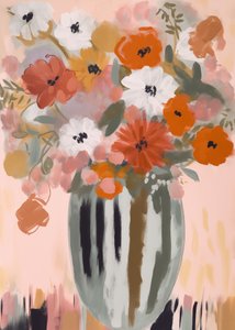 Bouquet de fleurs à la manière d