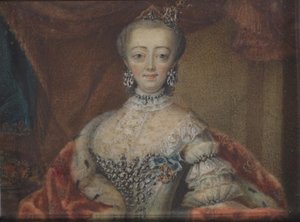 Portrait de la reine Sophie-Madeleine, épouse de Christian VI