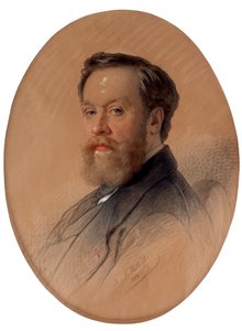 Portrait du maréchal de la noblesse V.Y. Tulinov, 1868