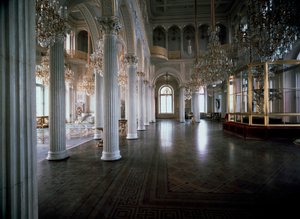 La salle du pavillon de la Petite Ermitage