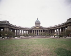 La cathédrale de Kazan à Saint-Pétersbourg, 1800-1811 - Andrei Nikiforovich Voronikhin