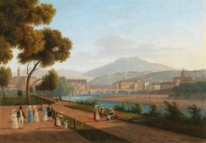 Florence, vue du Ponte Vecchio